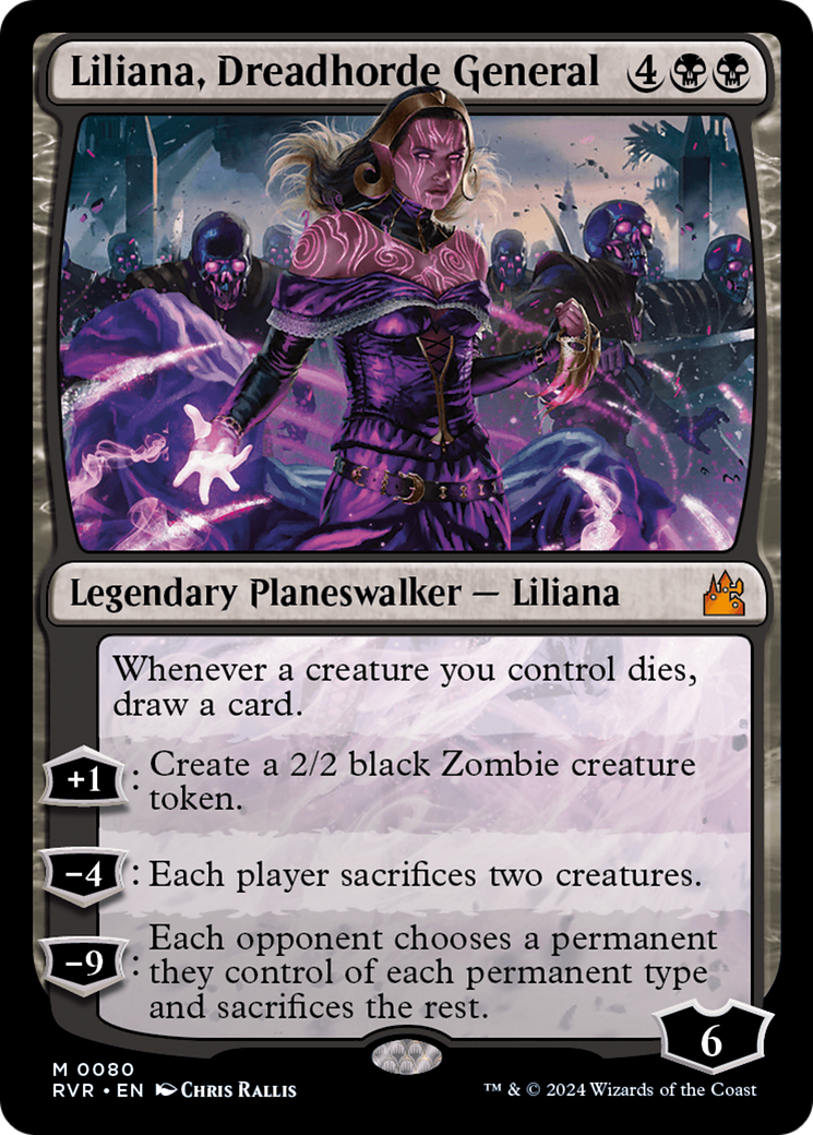 Liliana, Dreadhorde General [Ravnica Remastered] | Galaxy Games LLC