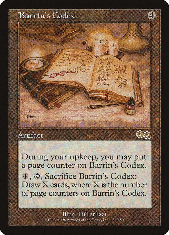 Barrin's Codex [Urza's Saga] | Galaxy Games LLC