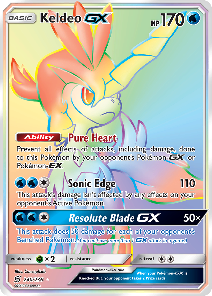 Keldeo GX (240/236) [Sun & Moon: Unified Minds] | Galaxy Games LLC