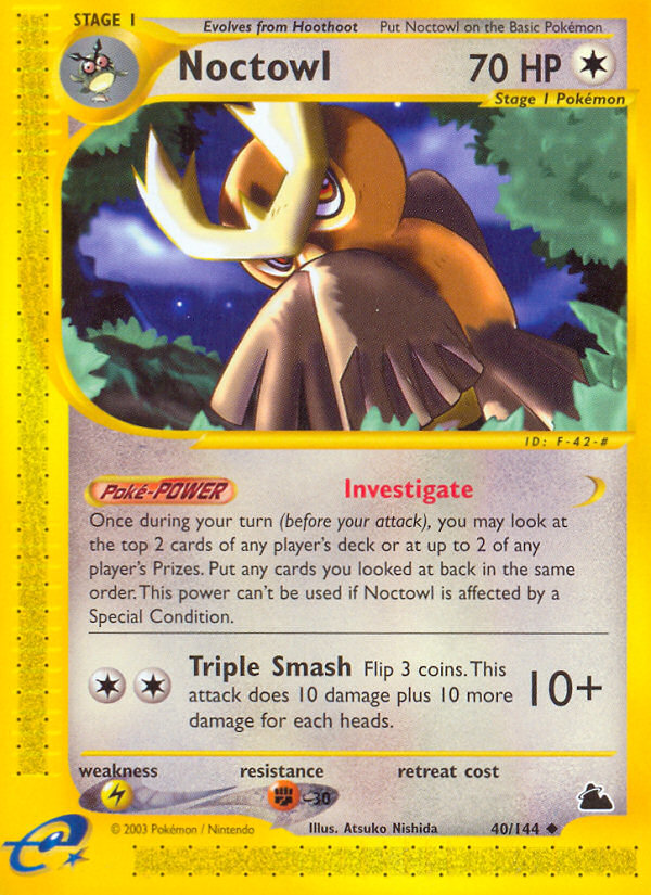 Noctowl (40/144) [Skyridge] | Galaxy Games LLC