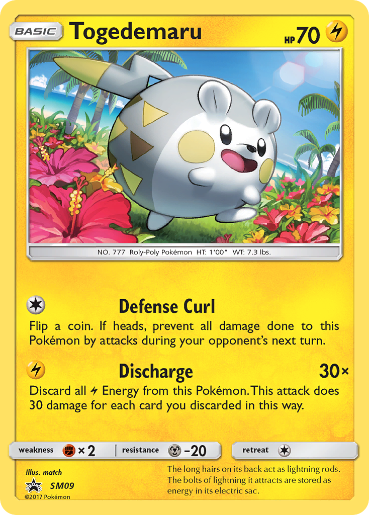 Togedemaru (SM09) [Sun & Moon: Black Star Promos] | Galaxy Games LLC