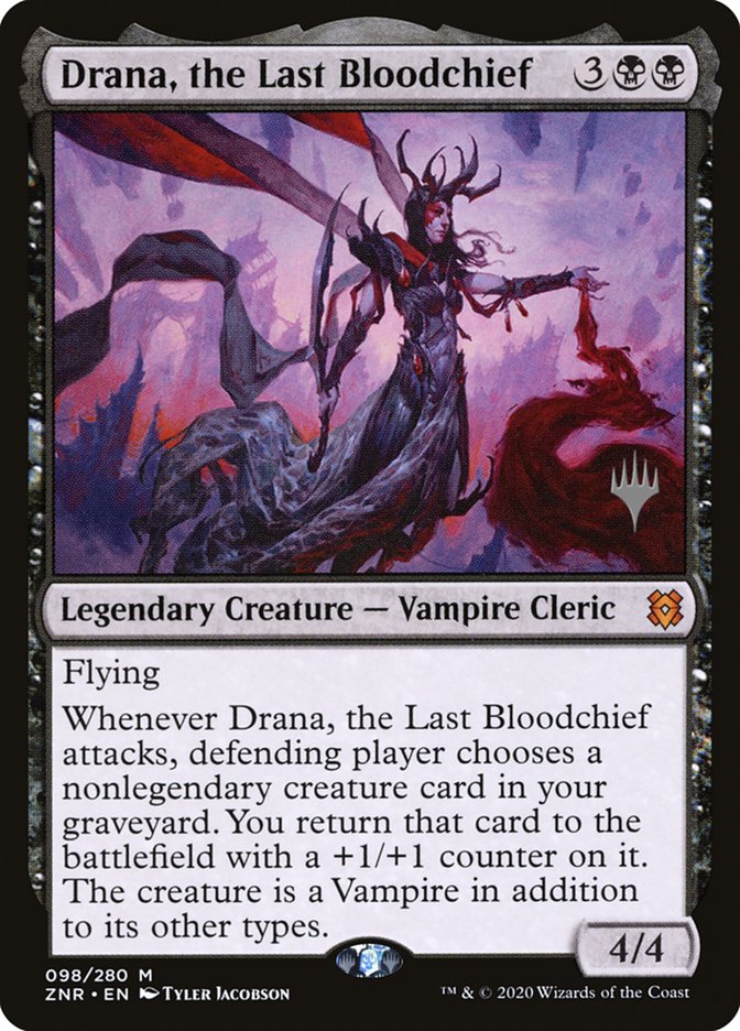 Drana, the Last Bloodchief (Promo Pack) [Zendikar Rising Promos] | Galaxy Games LLC