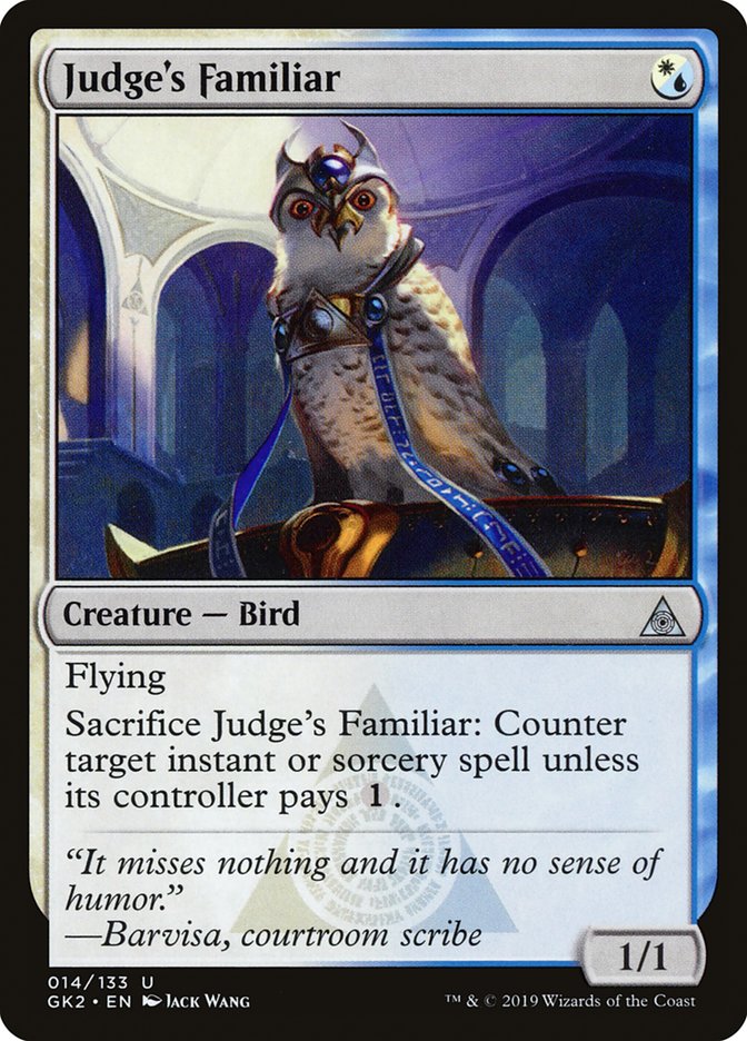 Judge's Familiar [Ravnica Allegiance Guild Kit] | Galaxy Games LLC