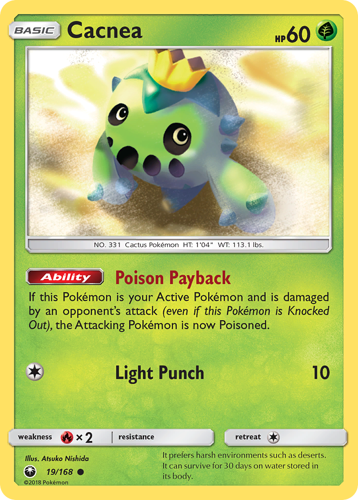 Cacnea (19/168) [Sun & Moon: Celestial Storm] | Galaxy Games LLC