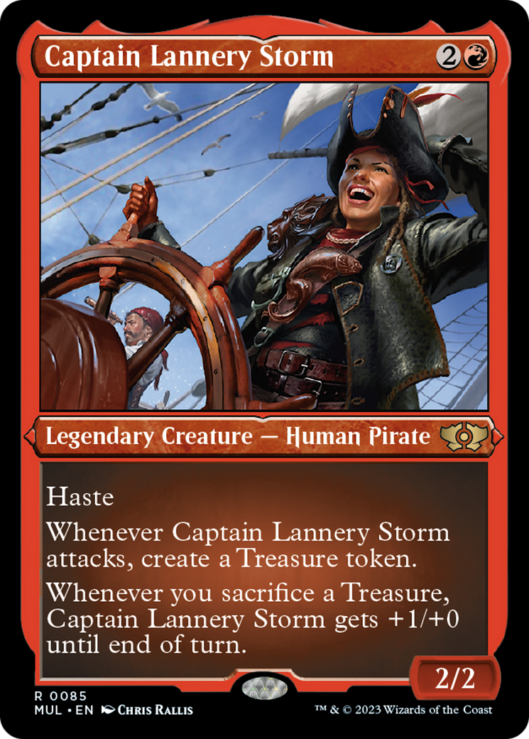 Captain Lannery Storm (Foil Etched) [Multiverse Legends] | Galaxy Games LLC