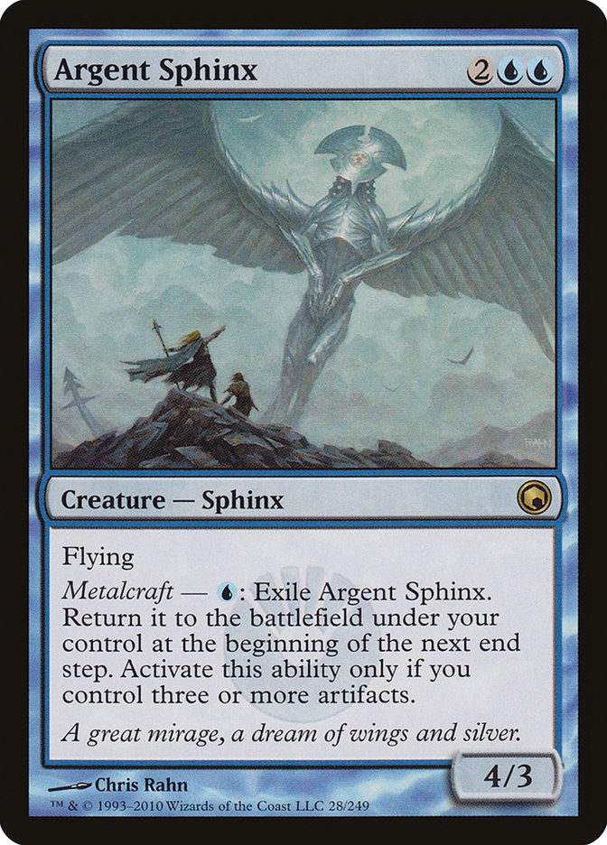 Argent Sphinx [Scars of Mirrodin] | Galaxy Games LLC