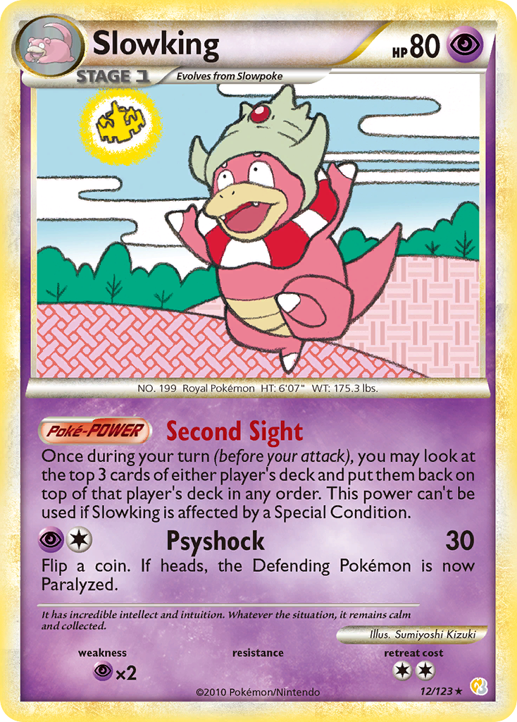 Slowking (12/123) [HeartGold & SoulSilver: Base Set] | Galaxy Games LLC