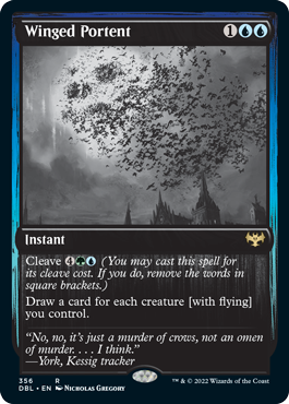 Winged Portent [Innistrad: Double Feature] | Galaxy Games LLC