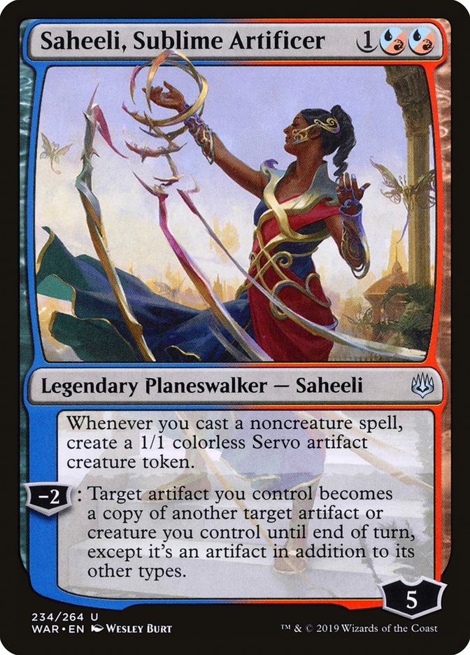 Saheeli, Sublime Artificer [War of the Spark] | Galaxy Games LLC