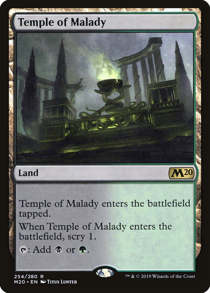 Temple of Malady [Core Set 2020] | Galaxy Games LLC