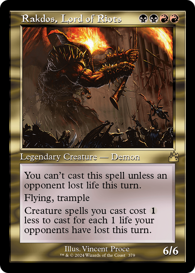 Rakdos, Lord of Riots (Retro Frame) [Ravnica Remastered] | Galaxy Games LLC