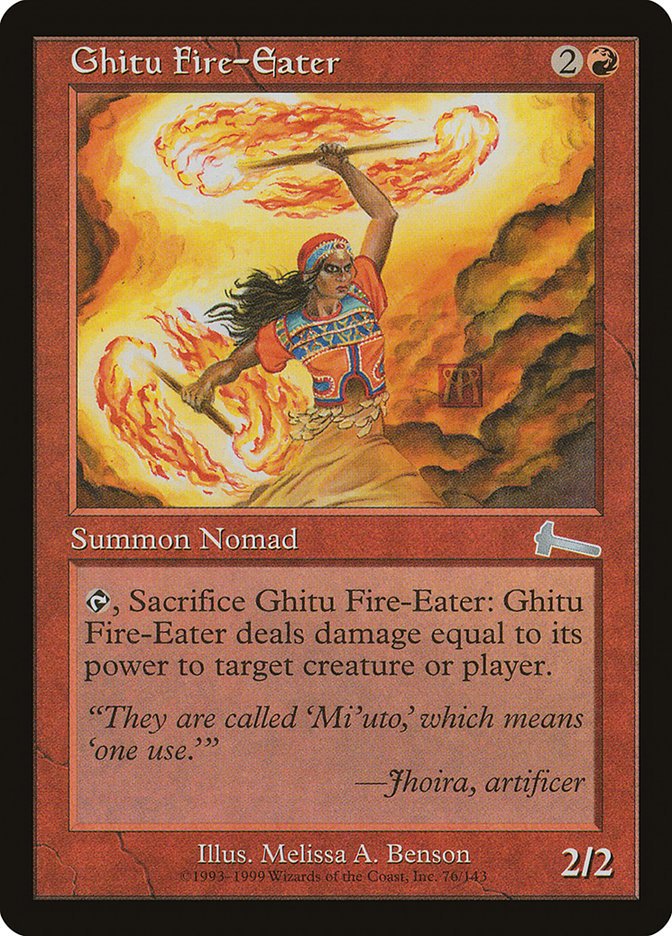 Ghitu Fire-Eater [Urza's Legacy] | Galaxy Games LLC