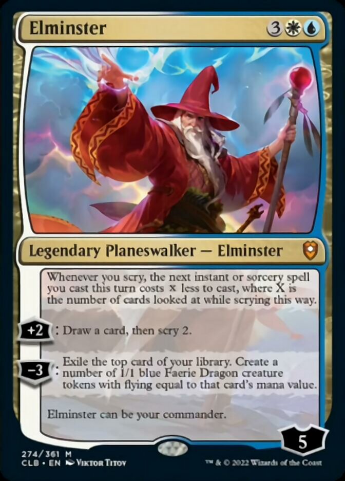 Elminster [Commander Legends: Battle for Baldur's Gate] | Galaxy Games LLC
