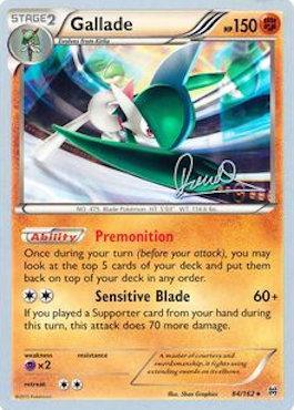 Gallade (84/162) (Infinite Force - Diego Cassiraga) [World Championships 2017] | Galaxy Games LLC