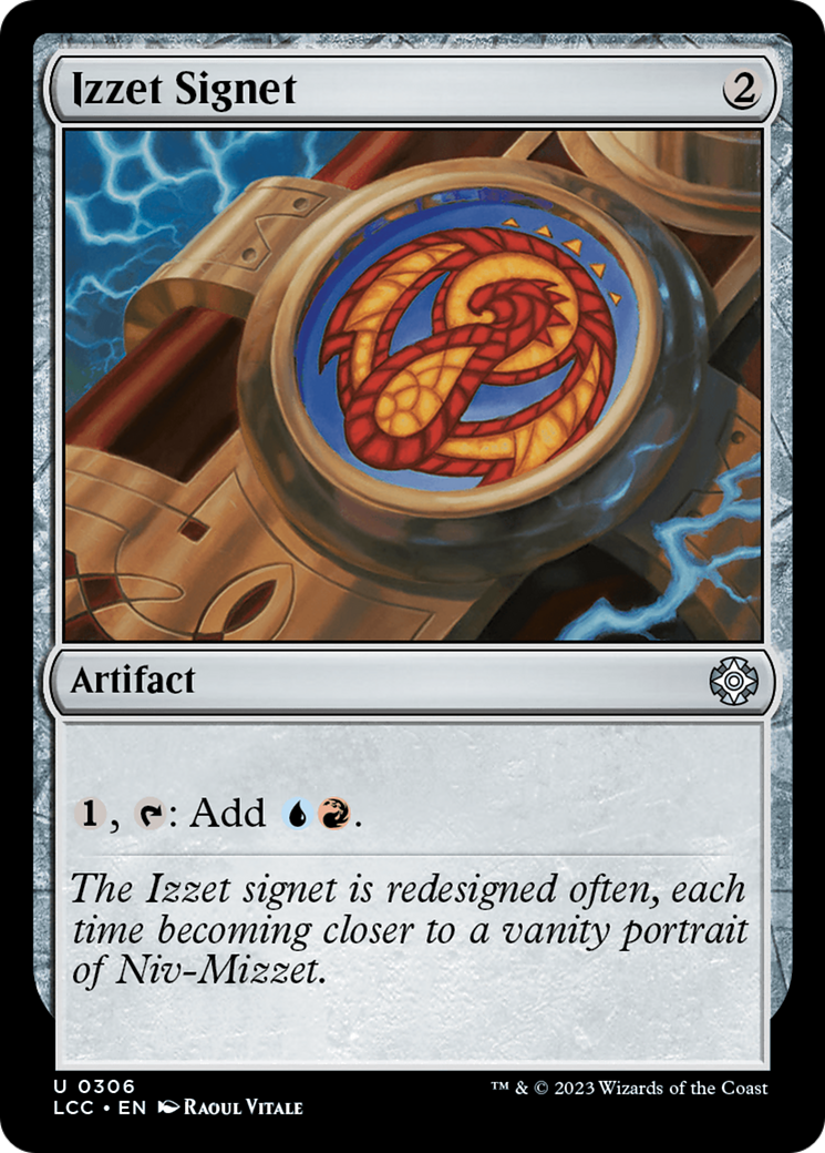 Izzet Signet [The Lost Caverns of Ixalan Commander] | Galaxy Games LLC