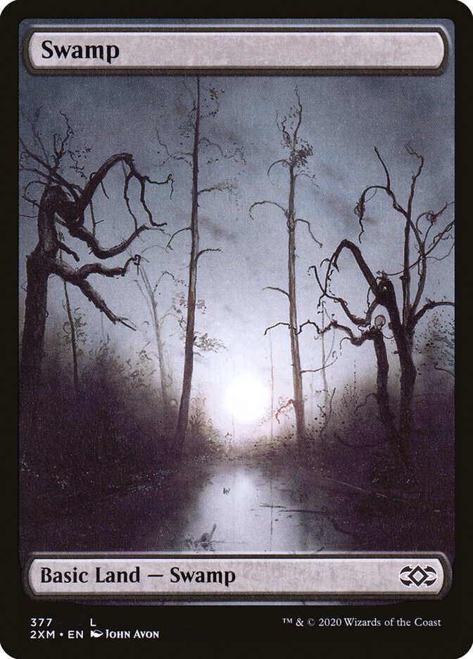 Swamp (377) [Double Masters] | Galaxy Games LLC