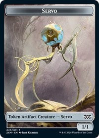 Servo // Treasure Double-sided Token [Double Masters Tokens] | Galaxy Games LLC