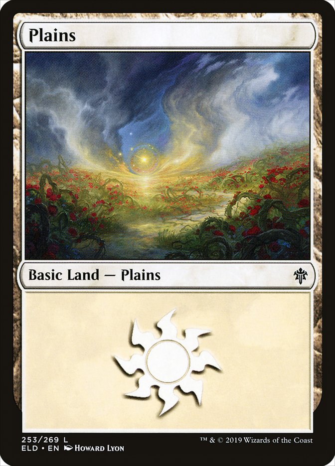 Plains (253) [Throne of Eldraine] | Galaxy Games LLC