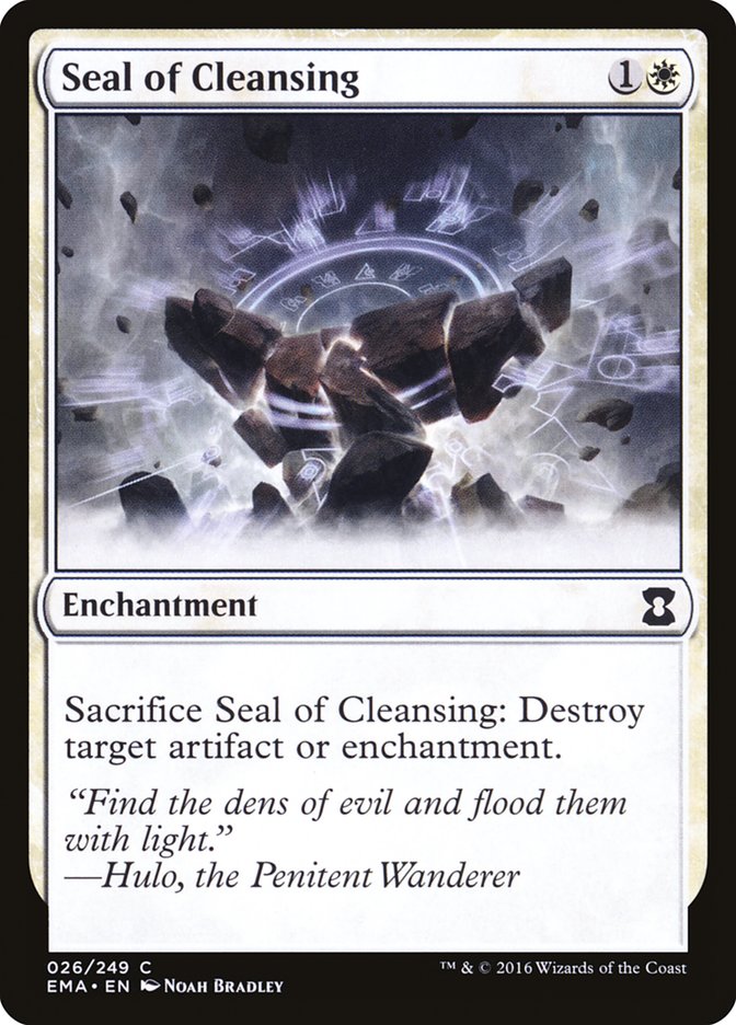 Seal of Cleansing [Eternal Masters] | Galaxy Games LLC