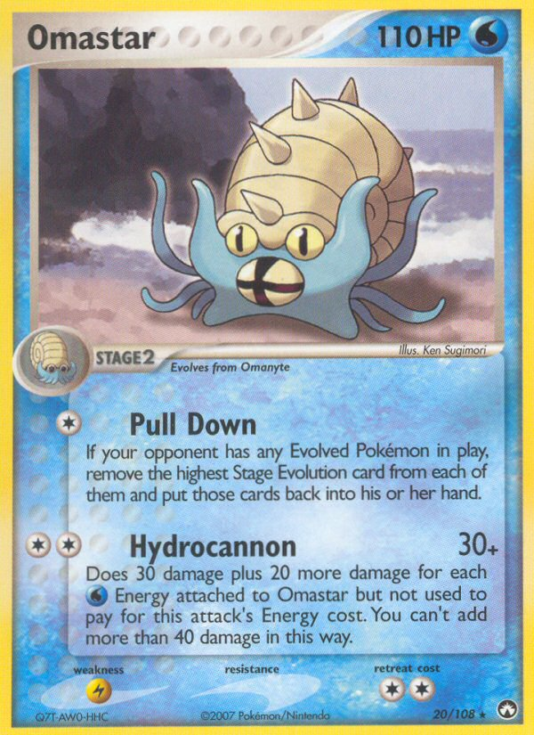 Omastar (20/108) [EX: Power Keepers] | Galaxy Games LLC