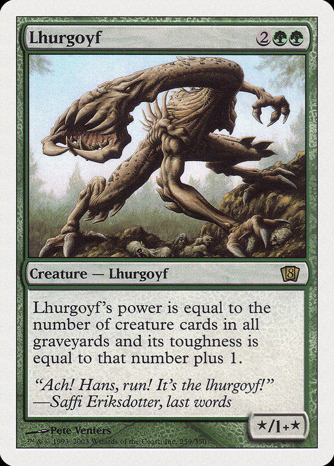 Lhurgoyf [Eighth Edition] | Galaxy Games LLC