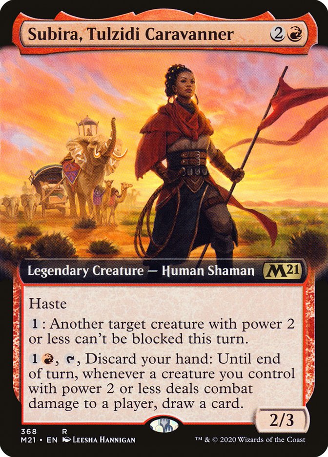 Subira, Tulzidi Caravanner (Extended Art) [Core Set 2021] | Galaxy Games LLC