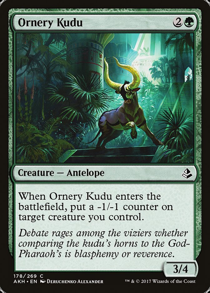 Ornery Kudu [Amonkhet] | Galaxy Games LLC