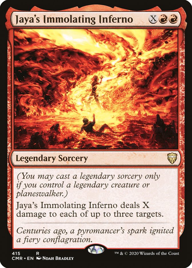 Jaya's Immolating Inferno [Commander Legends] | Galaxy Games LLC