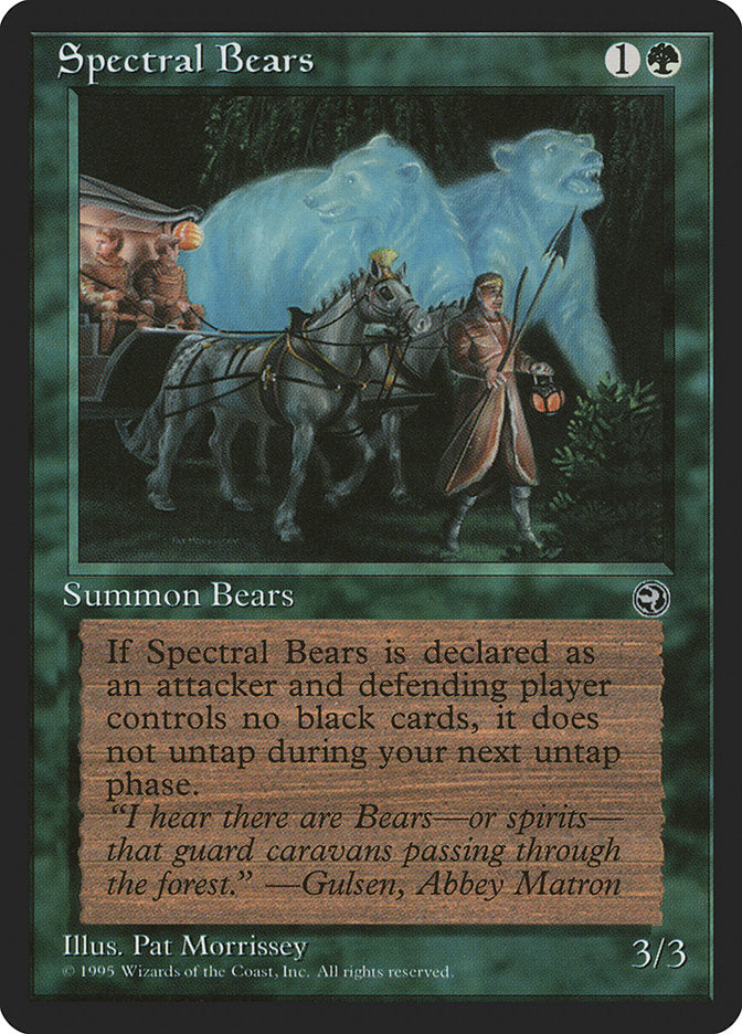 Spectral Bears [Homelands] | Galaxy Games LLC
