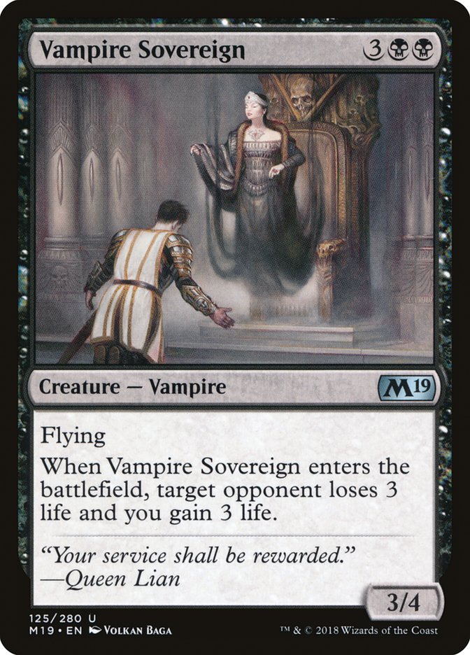 Vampire Sovereign [Core Set 2019] | Galaxy Games LLC