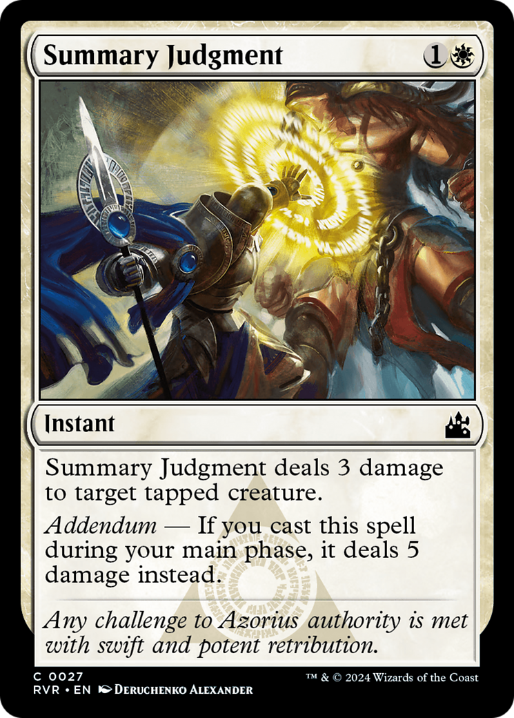 Summary Judgment [Ravnica Remastered] | Galaxy Games LLC
