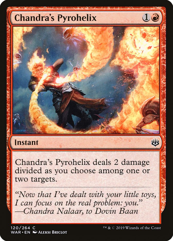 Chandra's Pyrohelix [War of the Spark] | Galaxy Games LLC