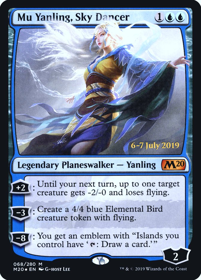 Mu Yanling, Sky Dancer [Core Set 2020 Prerelease Promos] | Galaxy Games LLC