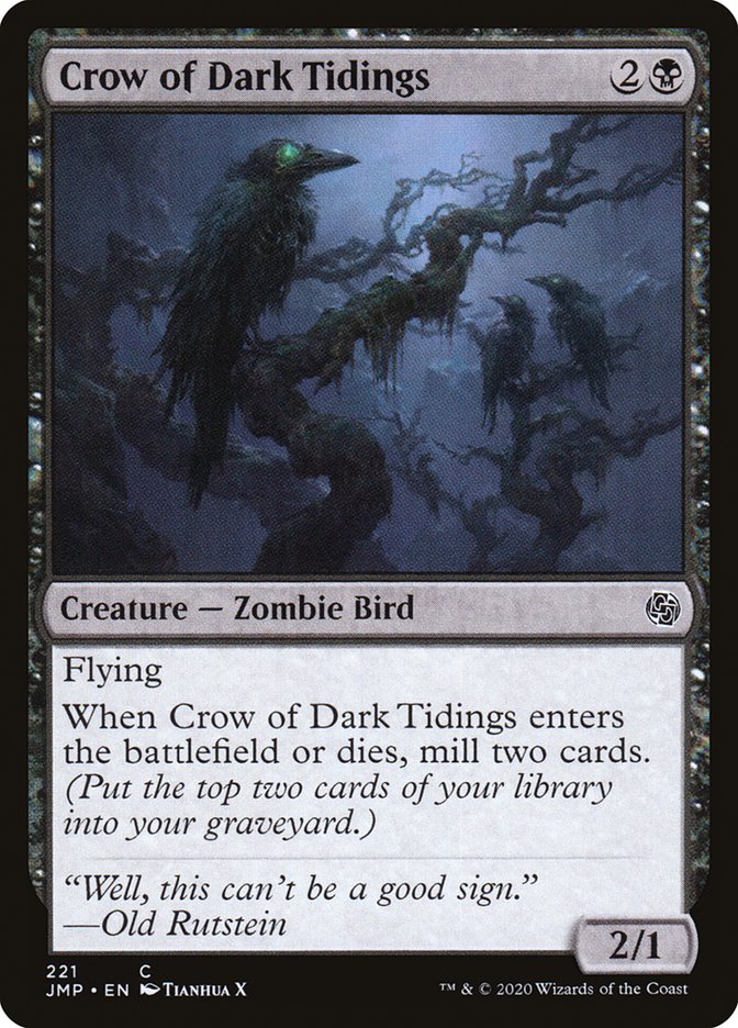 Crow of Dark Tidings [Jumpstart] | Galaxy Games LLC