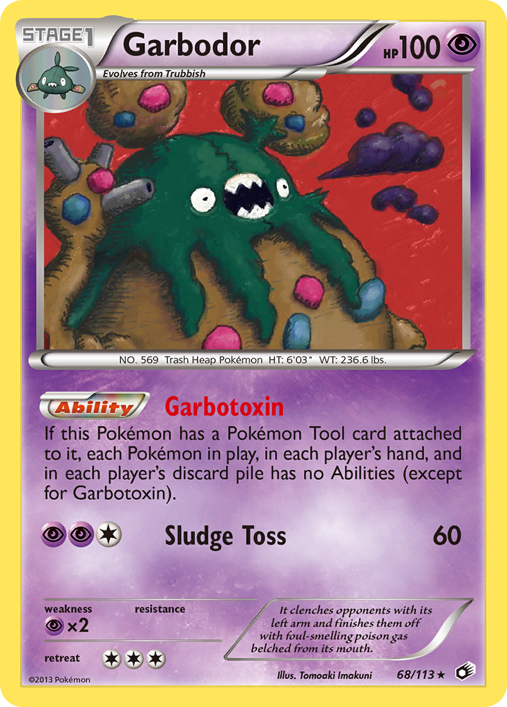 Garbodor (68/113) [Black & White: Legendary Treasures] | Galaxy Games LLC