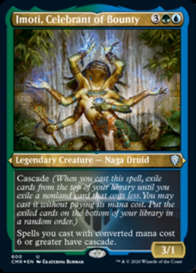 Imoti, Celebrant of Bounty (Etched) [Commander Legends] | Galaxy Games LLC