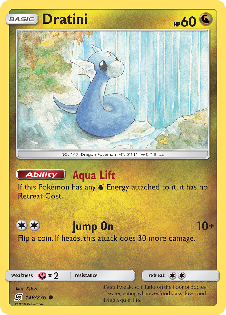 Dratini (148/236) [Sun & Moon: Unified Minds] | Galaxy Games LLC