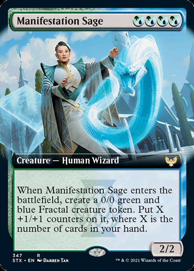 Manifestation Sage (Extended Art) [Strixhaven: School of Mages] | Galaxy Games LLC