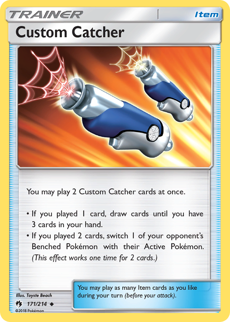 Custom Catcher (171/214) [Sun & Moon: Lost Thunder] | Galaxy Games LLC