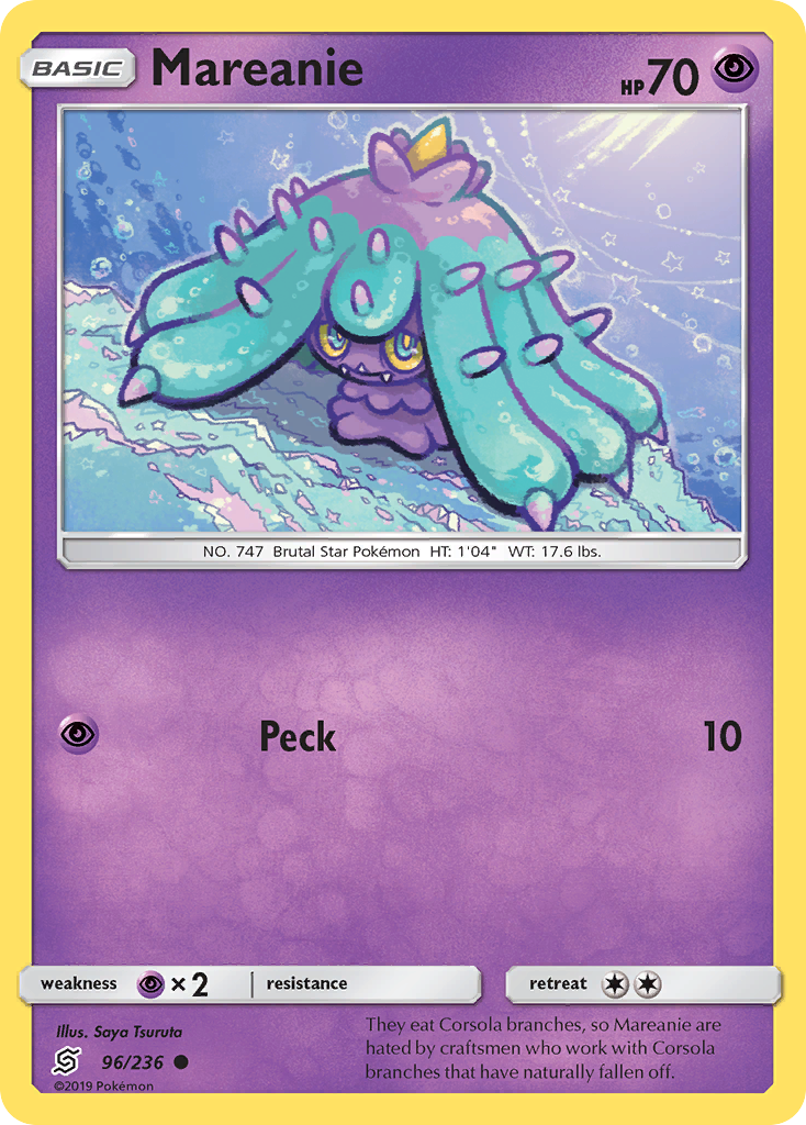 Mareanie (96/236) [Sun & Moon: Unified Minds] | Galaxy Games LLC