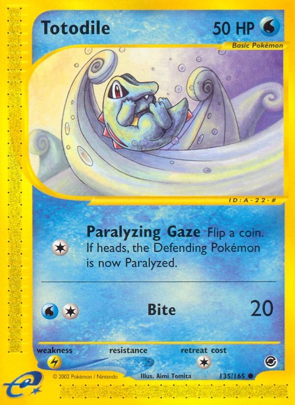 Totodile (135/165) [Expedition: Base Set] | Galaxy Games LLC