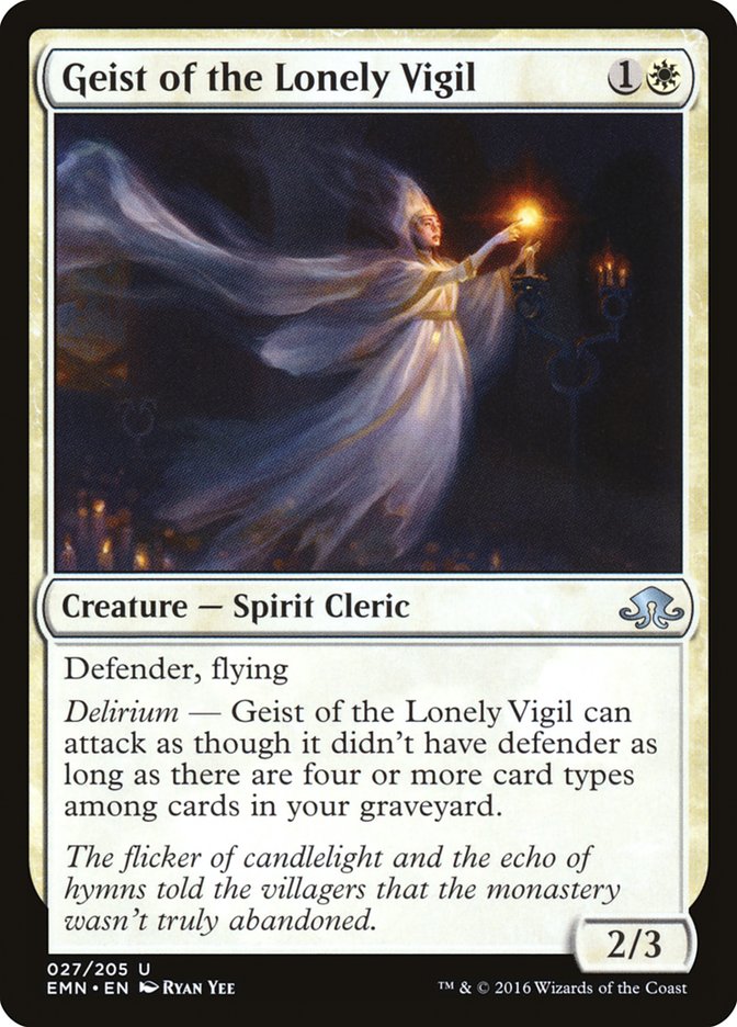 Geist of the Lonely Vigil [Eldritch Moon] | Galaxy Games LLC