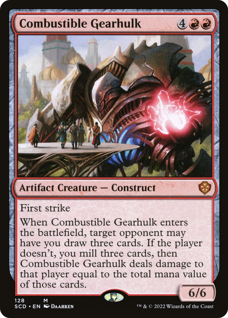 Combustible Gearhulk [Starter Commander Decks] | Galaxy Games LLC