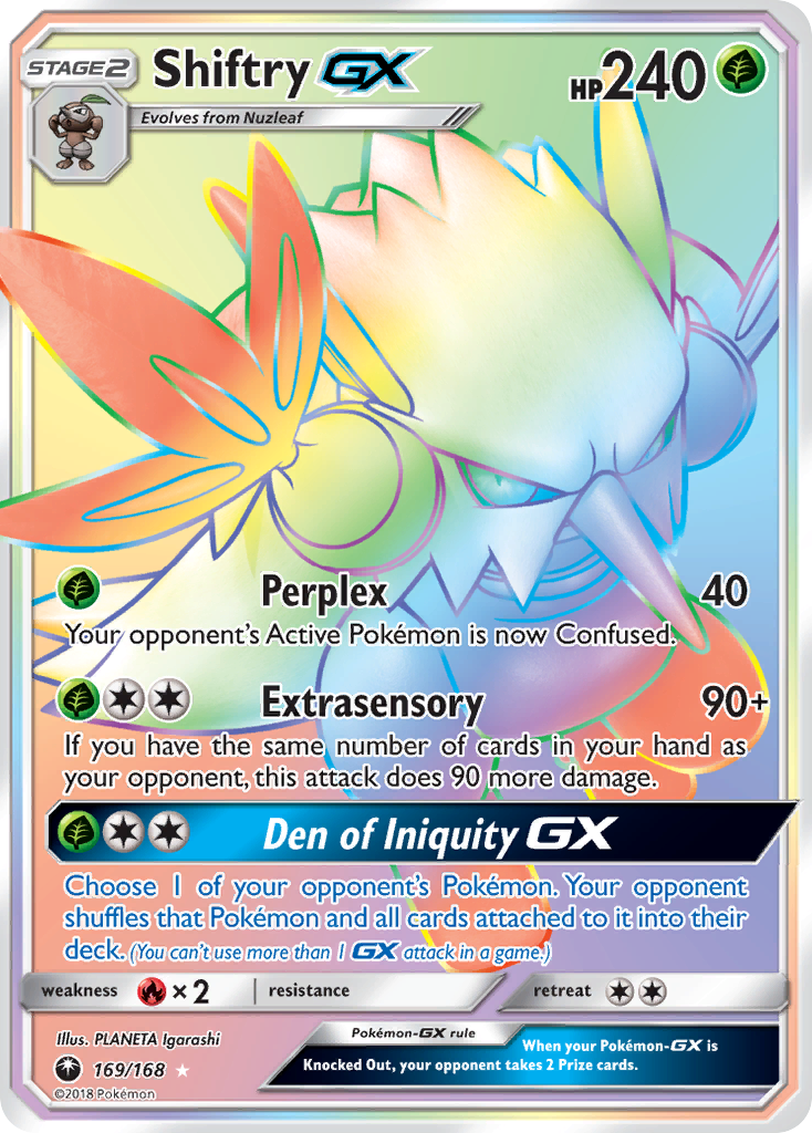 Shiftry GX (169/168) [Sun & Moon: Celestial Storm] | Galaxy Games LLC