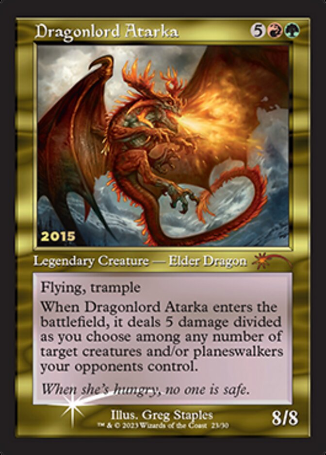 Dragonlord Atarka [30th Anniversary Promos] | Galaxy Games LLC