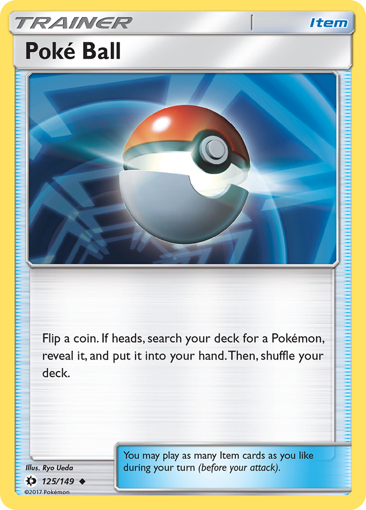 Poke Ball (125/149) [Sun & Moon: Base Set] | Galaxy Games LLC