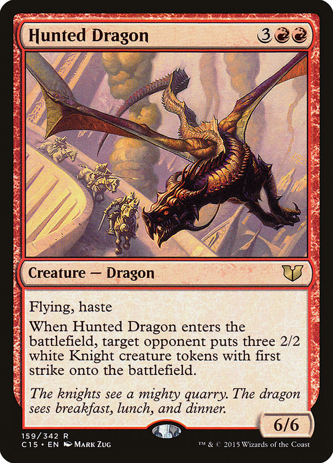 Hunted Dragon [Commander 2015] | Galaxy Games LLC