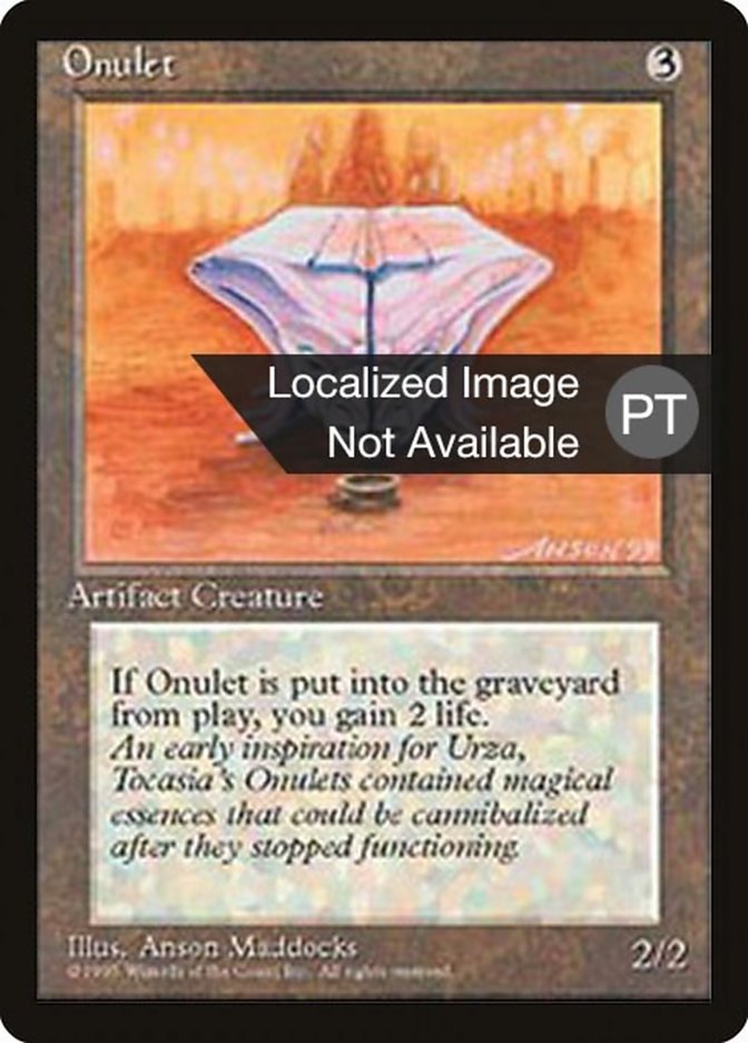 Onulet [Fourth Edition (Foreign Black Border)] | Galaxy Games LLC