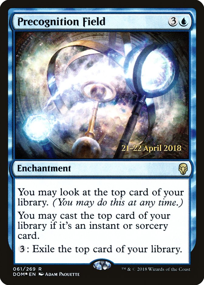 Precognition Field [Dominaria Prerelease Promos] | Galaxy Games LLC