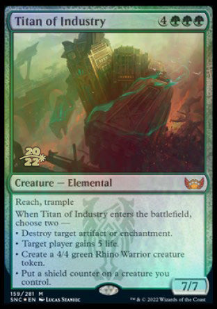 Titan of Industry [Streets of New Capenna Prerelease Promos] | Galaxy Games LLC